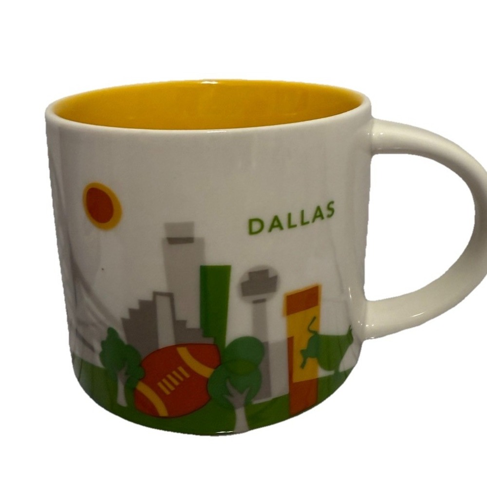 Starbucks Mug You Are Here Collection DALLAS Texas 14oz NWOB 2013